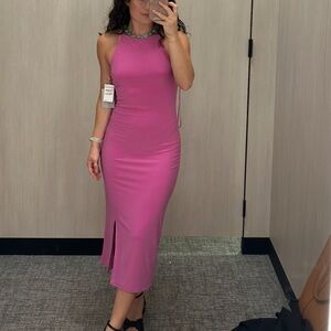 Chelsea 28 pink midi